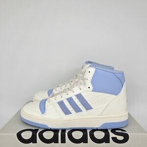 New adidas Break Start Mid Cloud White Glow Blue Women's Shoes Size 7.5